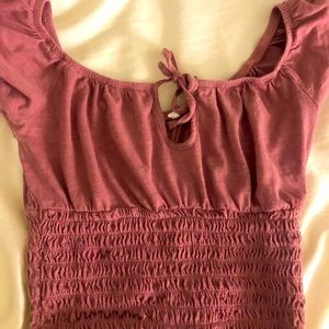 Super cute pink PacSun me to we crop top!